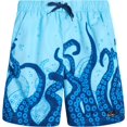 Big Chill Boys' Rash Guard Set 2 Piece UPF 50+ Swim Trunks and Long