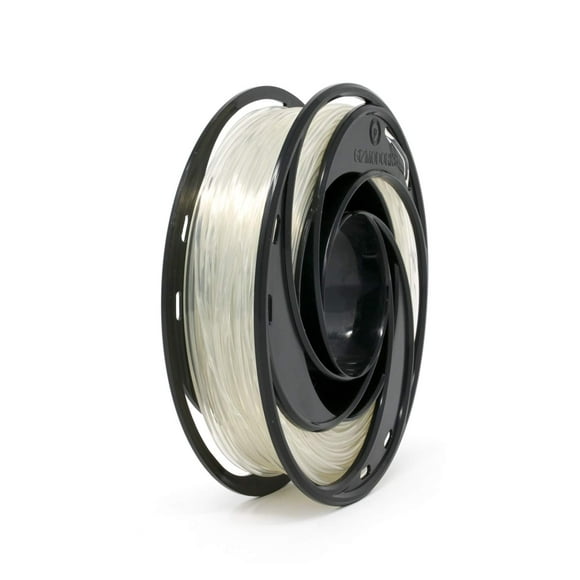 Gizmo Dorks Filament en Nylon pour Imprimantes 3D 3mm (2.85mm) 200g, Transparent Naturel