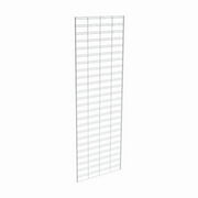 Econoco Metal Slat Grid for Any Retail Display or Home Storage, 2’ Width x 6’ Height, 3 Grids Per Carton (WHITE)
