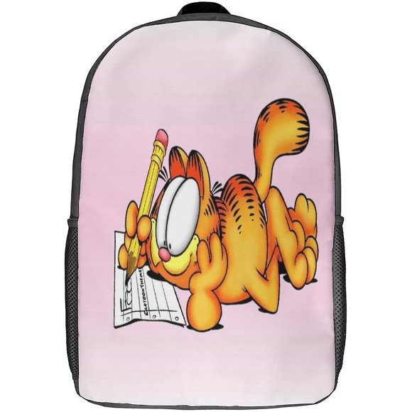 Garfield 3D Printed School Backpack With Big Pockets for Kids, Children's Backpacks Book Bags Kids School Bag