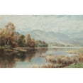 thumbnail image 2 of Harold Sutton Palmer 18x13 Black Ornate Wood Framed Double Matted Museum Art Print Titled - Rydal Water, Autumn, 2 of 5