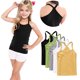 thumbnail image 1 of Odeerbi Camisetas de Las Niñas de 5 Paquetes Camisetas de Algodón Y Espalda Camisetas Bajas Sin Mangas Básicas Suaves, 1-13 Años, 1 of 9