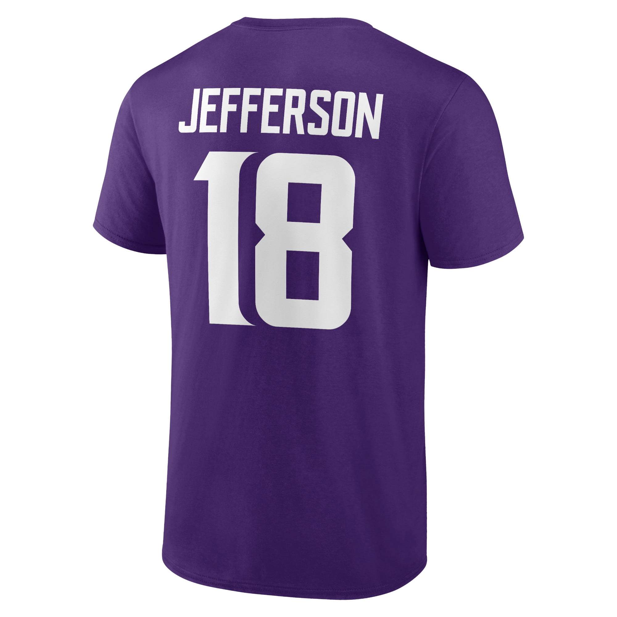 NFL Justin Jefferson Minnesota Vikings Mens Name & Number Short Sleeve Tee