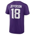 thumbnail image 3 of NFL Justin Jefferson Minnesota Vikings Mens Name & Number Short Sleeve Tee, 3 of 4