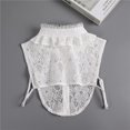 thumbnail image 3 of Zhengup Lace Fake Collar Half Top Mock Blouse False Collar Peter Pan Collar for Women Girls, 3 of 5