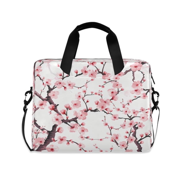 Laptop Bag Laptop Briefcase 15.7 x 3 x 11.8 Inches Laptop Bag Briefcases Laptop Storage Travel Laptop Bag Work Laptop Bag Pink Cherry Blossom