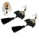 thumbnail image 4 of 1 par de pendientes de murciélago de Halloween con borlas colgantes de joyería para mujer, 4 of 7