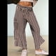 thumbnail image 4 of Pantalones Anchos de Verano para Mujer, Cómodos, Negros, Talla M, 4 of 5