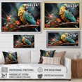 thumbnail image 4 of Designart "Melodic Verdant Parrot" Parrot Wall Decor, 4 of 7