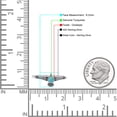 thumbnail image 4 of Round Eagle Oxidized Ring Turquoise 925 Sterling Silver Size 7, 4 of 6