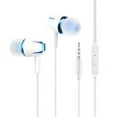 thumbnail image 2 of Wired Earbuds with Microphone, Noise Isolating In-Ear Headphones, HD Stereo Bass Sound, Tangle-Free Cable, Built-in Mic & Multi-Function Button, Compatible with 3.5mm Jack Smartphones, 2 of 6