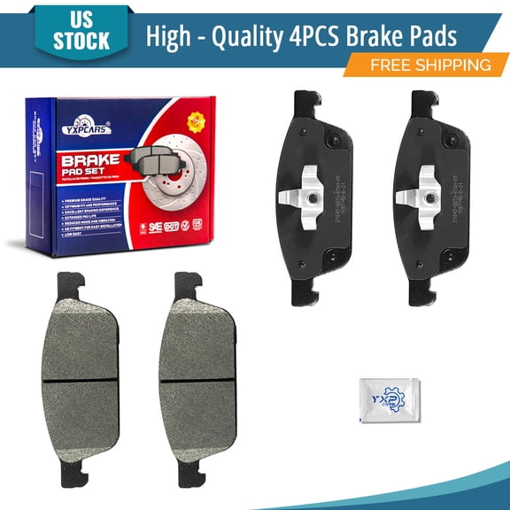 YXPCARS 4PCS Front Ceramic Brake Pads (BD1645) for Ford Transit 2015-2023, 2014 Long Wheelbase Models (120.6") ONLY Connect Escape 2013-2019