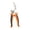 Orange, variant on Garden Pruning Shears, Stainless Steel Shears, Bypass Pruner Garden Tool with Steel Blade and Soft Grip Handle, Plant Flower Scissors Clippers,7.48*2.28in.