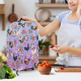 thumbnail image 3 of FKELYI Floral Rooster Print Blender Dust Cover Food Processors Dustproof Cover with Handle Water Resistant Anti Splash Stand Mixer Protector for Coffee Maker, 3 of 6
