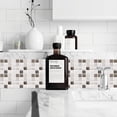 thumbnail image 6 of 3D Crystal Tile Stickers 10Pcs Self-Adhesive Mosaic Glass Wall Tiles Waterproof Removable Kitchen Backsplash Bathroom Decoration Peel and Stick Home Renovation DIY, 6 of 7