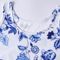 thumbnail image 3 of IROINNID A-Line Dress For Women Fashion Sleeveless Printed Skinny Dress V-Neck Knee-Length Dress, 3 of 6