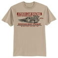 thumbnail image 2 of Men's Checkered Flag Sports Tan Bowman Gray Stadium Clash Every Saturday Night T-Shirt, 2 of 3