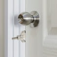 thumbnail image 2 of HINTRMENT 1Pack Portable Door Lock Zinc Alloy Compact Design for Hotel Use Home Security Door Latch Lock, 2 of 8