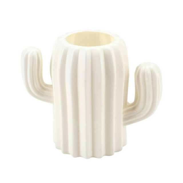 CAROOTU Cactus Vases Porte-Stylo Bureau Boîte de Rangement Multifonctionnelle Stylo Conteneur