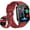 Red, variant on Smart Watch Stress HRV Monitor Sleep Tracker, 150 Sports Modes Fitness Tracker, IP68 Waterproof, Pedometer For Android/iOS