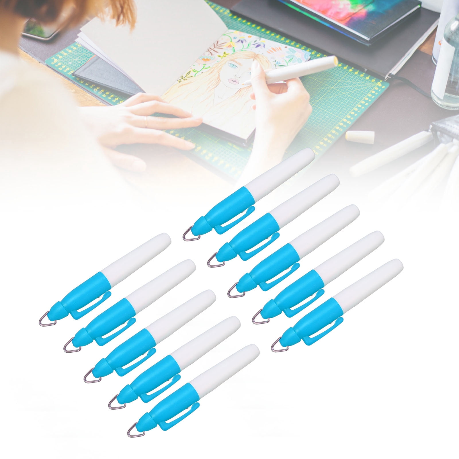 10pcs  Ball Line Marker Tools, Ball Line Marker Pen  Alignment Marker  Ball Markers  Line  Ball Marker Line Triple Track Drawing Tool for Outdoor