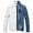 White-Blue, variant on LZLER Jean Jackets for Men Ripped Color Block Denim Jacket