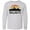 AC-Heather Grey, variant on Inktastic Dallas Texas Skyline Vintage Long Sleeve Youth T-Shirt