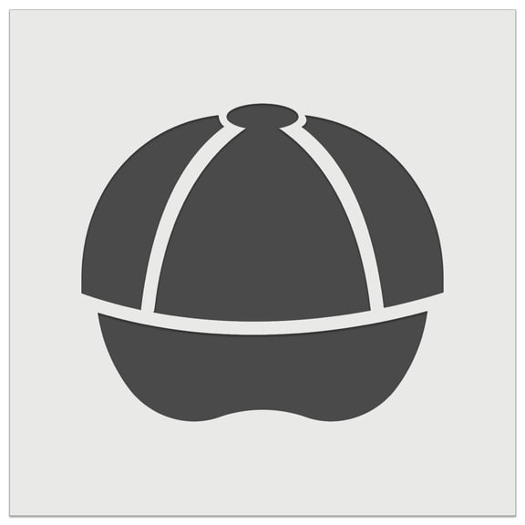 Baseball Cap Hat DIY Cookie Wall Craft Stencil - 3.5 Inch