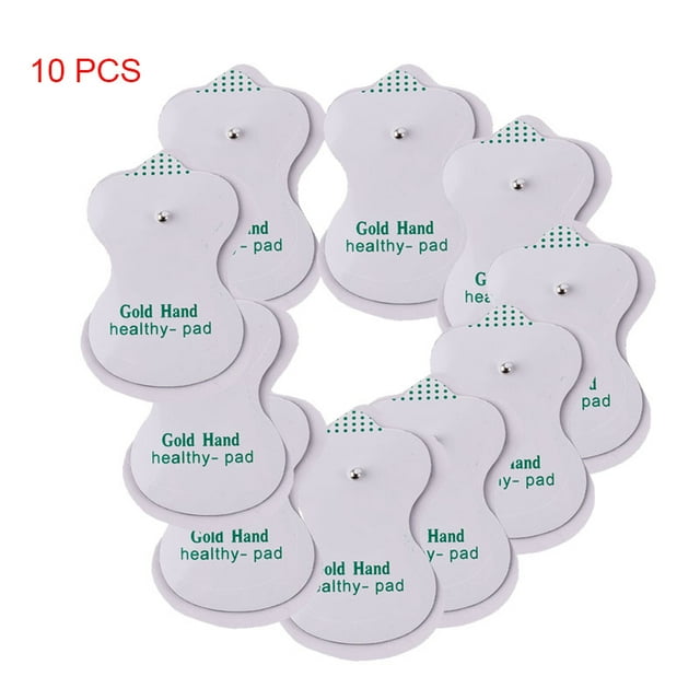 10Pcs Tens Electrode Pads Gel Self Adhesive Replacement For EMS Muscle Stimulator Electric Digital Machine Massager Sticker
