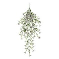 thumbnail image 2 of Home Decoration Artificial Hanging Flowers For Outdoor Spring Decoration 4PCS Silk With Leaves Look Real Faux Flowers For Outside Porch Patio Window Box Yard Home Decor, 2 of 9