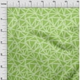 thumbnail image 3 of oneOone Cotton Poplin Light Green Fabric Geometric Dress Material Fabric Print Fabric By The Yard 56 Inch Wide, 3 of 5