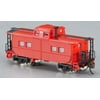 Bachmann N Scale Train Northeast Steel Caboose Unlettered Red 16856