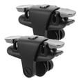 thumbnail image 1 of DEEPCRAFF 2Pcs Mobile Gaming Triggers with Ergonomic Design and Enhanced Control for Smartphones Black, 1 of 7