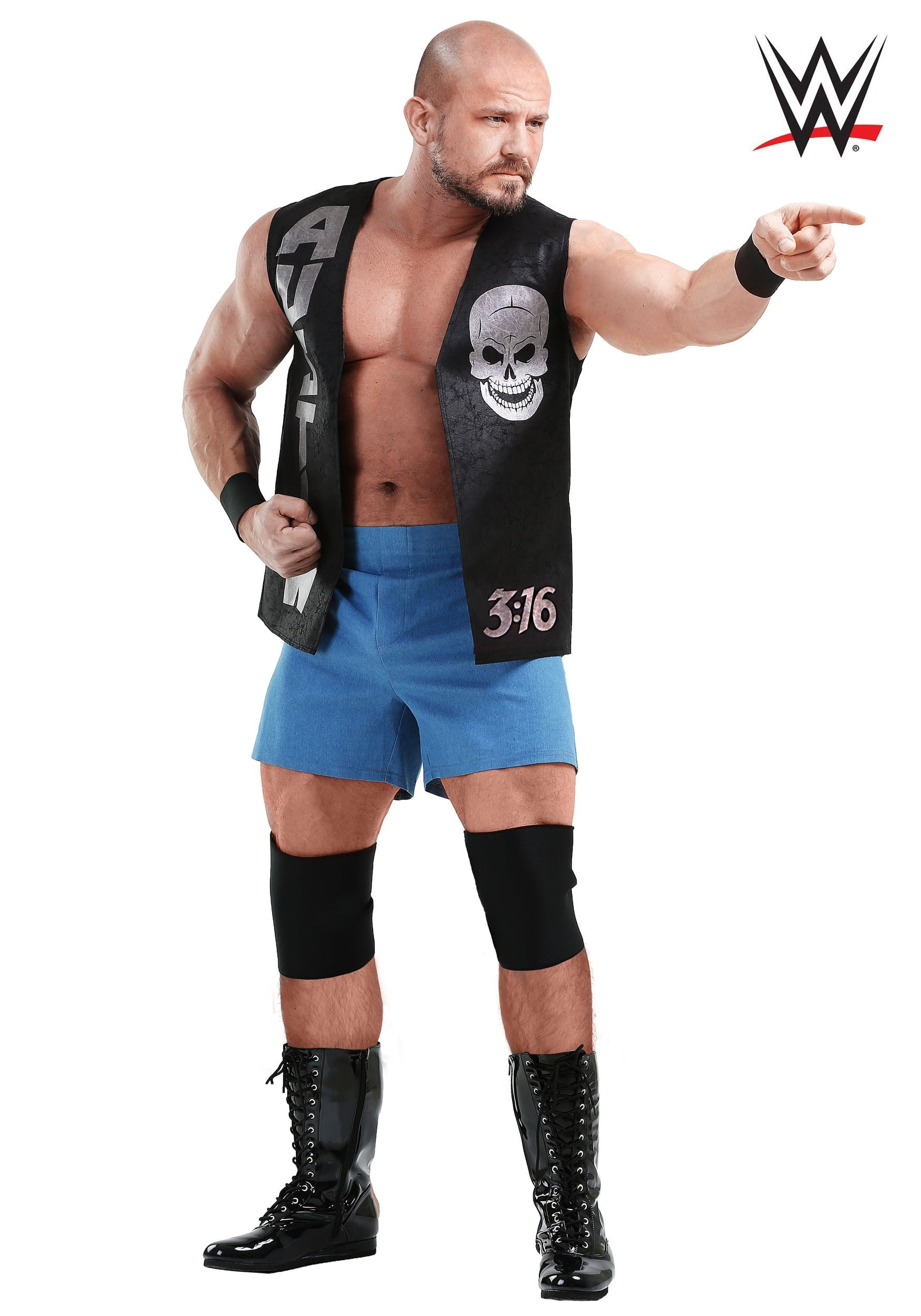 stone cold steve austin jean shorts