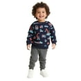 thumbnail image 1 of FYDUU Chandails à Capuchon et Chandails pour Garçons Enfants Chandail à Manches Longues Décontracté à Enfiler Col Rond Chandail de Mode pour Tout-Petit Hauts de Chandail Vêtements de Mode, 1 of 9