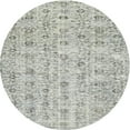 thumbnail image 1 of Ahgly Company Machine Washable Indoor Round Contemporary Grey Gray Area Rugs, 4' Round, 1 of 7