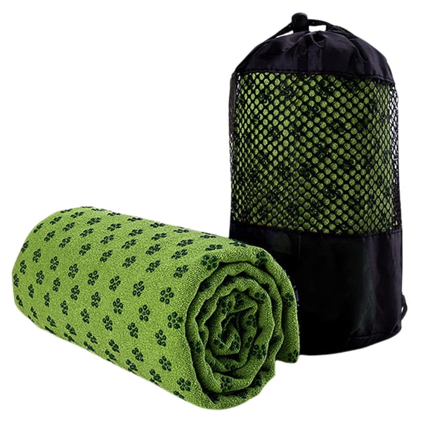 Kuymtek Toalla Mantas Yoga Plegables Transpirables para Al Aire Libre (verde)