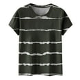 thumbnail image 4 of IROINNID Women's Casual Stripe Printed Round Neck Short Sleeve T-Shirt, 4 of 4