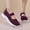Hot Pink, variant on Women's Mary Jane Shoes Mesh Breathable Soft Shoes Woven Knitted Loafers Anti Slip Orthopedic Walking Loafers Arch Support Sneakers