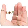 thumbnail image 4 of Pulsera de 7 chakras con cuentas de cristal curativas, tobilleras ajustables chapadas en oro de 14 quilates para mujeres, niñas, novias, regalos de cumpleaños para mamás., 4 of 5