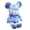 blue-white, variant on Multicolor Dazzle Tide Play Violent Bear Plush Toy 23.6 Inches Cute Cuddle Bear Stuffed Doll Creative Bear Plush Toy Valentine's Day Gift,black gray