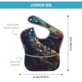 thumbnail image 4 of Kdxio Colorful Patterned Snake Bibs For Babies, Baby Bibs for Eating, Toddler Bibs, Waterproof Bibs, Feeding Bibs, for Toddlers, Boys, Girls, 4 of 8