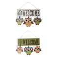 thumbnail image 1 of 2 Piezas Letreros De Bienvenida Macarena Licencia Colgante De Pared Para Home and Garden Cafe, 1 of 8