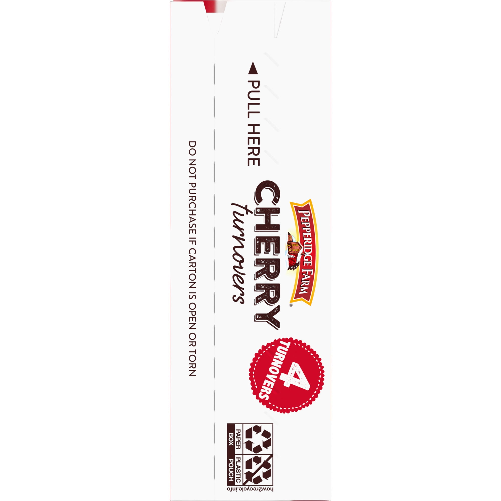 Pepperidge Farm Cherry Turnovers Pastries, 4-Count 12.5 oz. Box