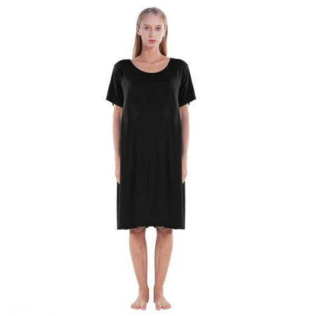 

Women s Nursing/Delivery/Labor Nightgown Short Sleeve Maternity Sleepshirt for Breastfeeding with Button
