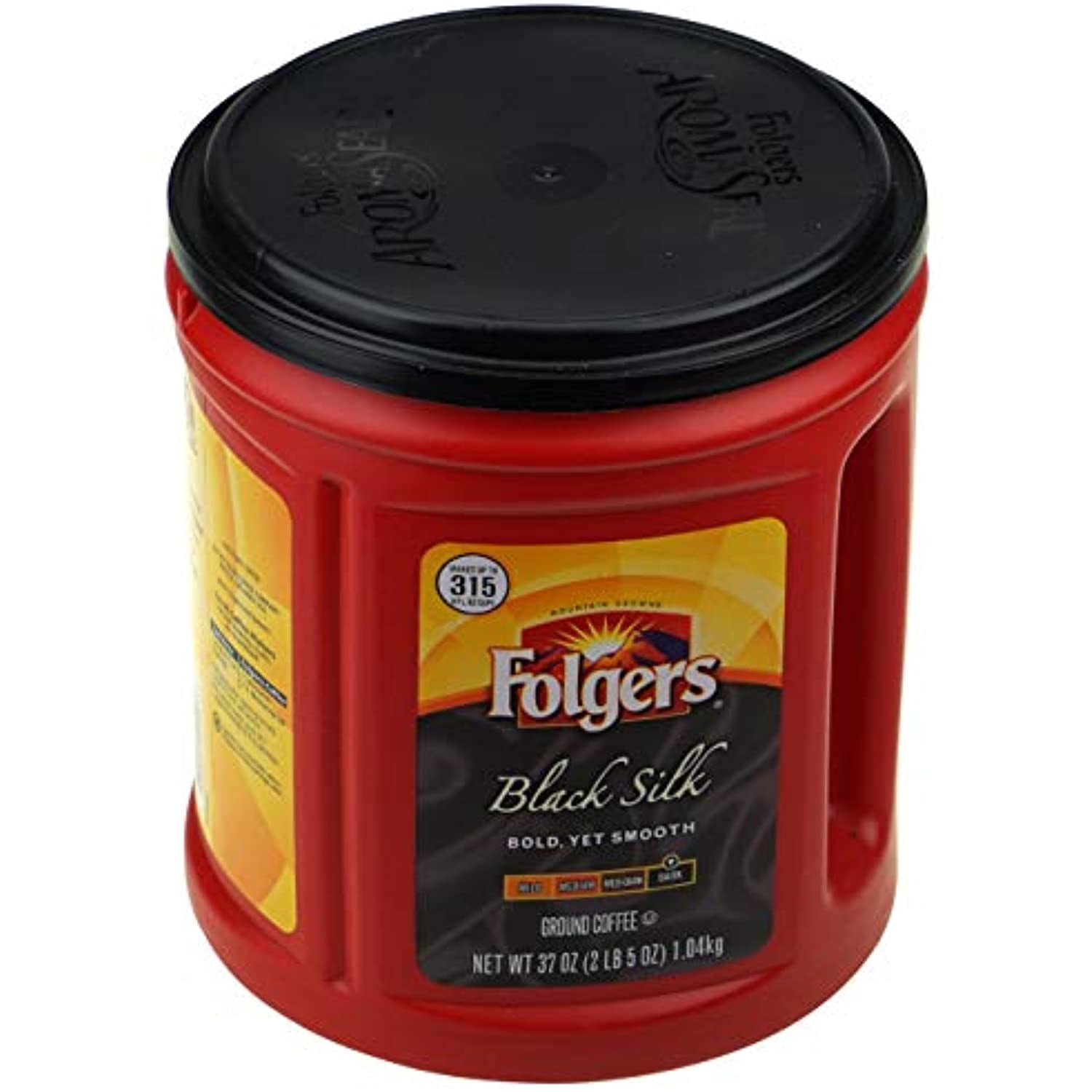 2 Pack | Folgers Black Silk Ground Coffee (40.3 oz.)