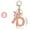 D, variant on Yaoyar Cute Initial Letter Keychains for Women Girls Butterflys Tassel KeyChain Pendant for Backpack School Bag