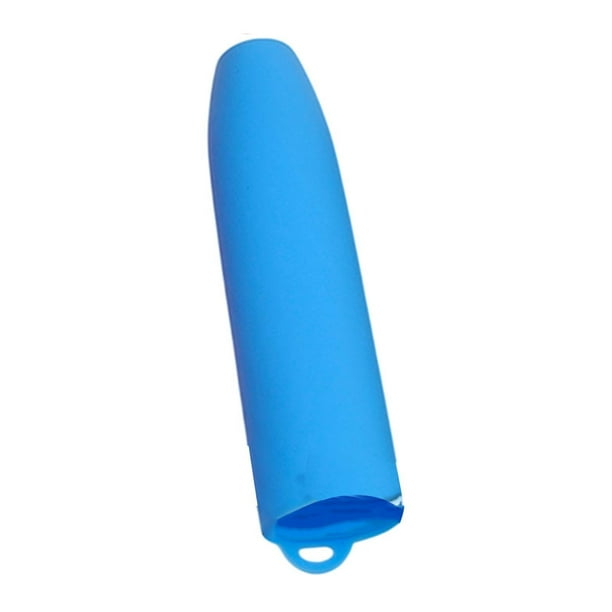 Mangas para mangos de ollas y sartenes, guantes con aislamiento térmico y agarre cómodo. Azul
