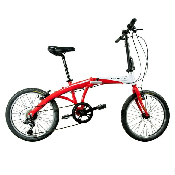 Bicicleta Plegable Benotto Utopía R20 7V Aluminio Rojo