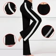 thumbnail image 4 of Meichang Yoga Pants Women Flare Leggings for Women High Wasit Stretch Bootcut Yoga Pants Tummy Control Modal Wide Leg Pant Workout Leggings Pants for Women Under $15, 4 of 9